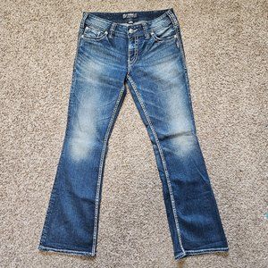 Silver Co. Women’s Suki Surplus Cotton Embroidered Jeans
